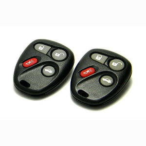 2 x Packs 2004 Buick LaSabre- FCC KOBLEAR1XT 4 Button Keyless Entry Remote Fob Compatible Replacement