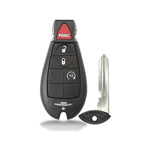 2012 Jeep Grand Cherokee - FFC Number IYZ-C01C, M3N5WY783X 4 Button Fobik w/ Remote Start Compatible Replacement